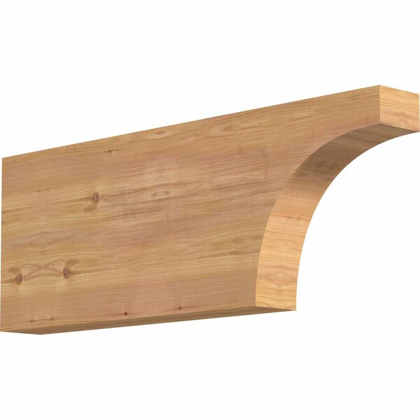Ekena Millwork Huntington Smooth Rafter Tail, Western Red Cedar, 3 1/2"W x 12"H x 32"L RFT04X12X32HUN00SWR - main